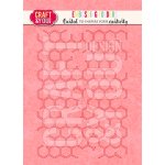 CFE-001 Embossing Folder A6 Honeycomb Background