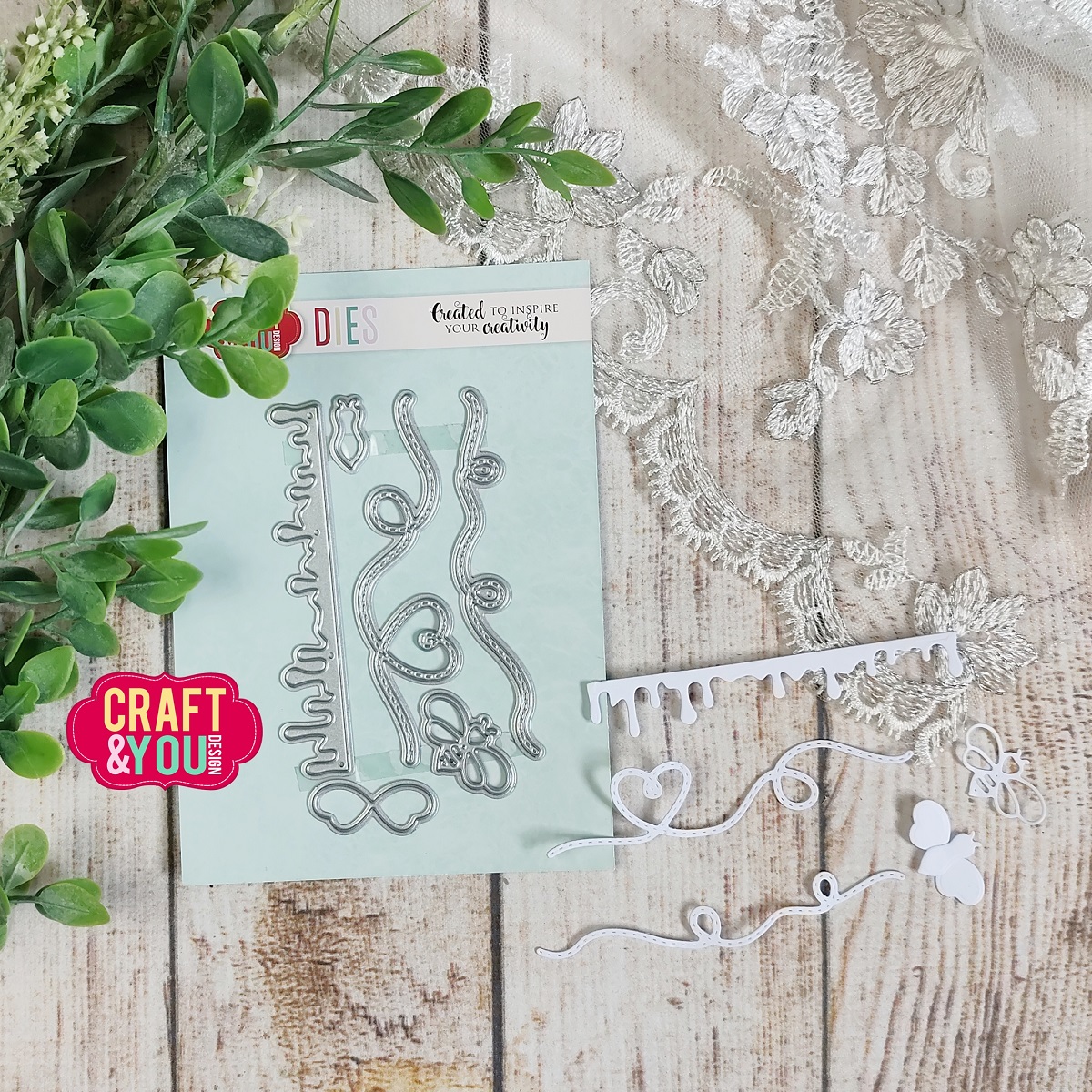 CW342 Cutting Die - Bee Honey Set - Craft&You Design