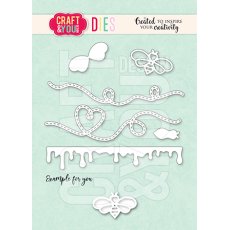 CW342 Cutting Die -  Bee Honey Set  - Craft&You Design