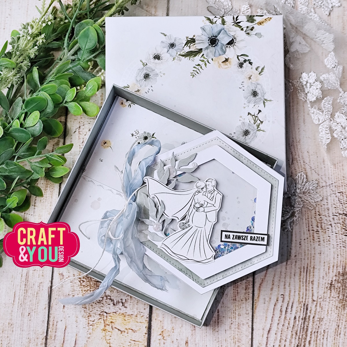 CW343 Cutting Die -Hexagon Base Set - Craft&You Design
