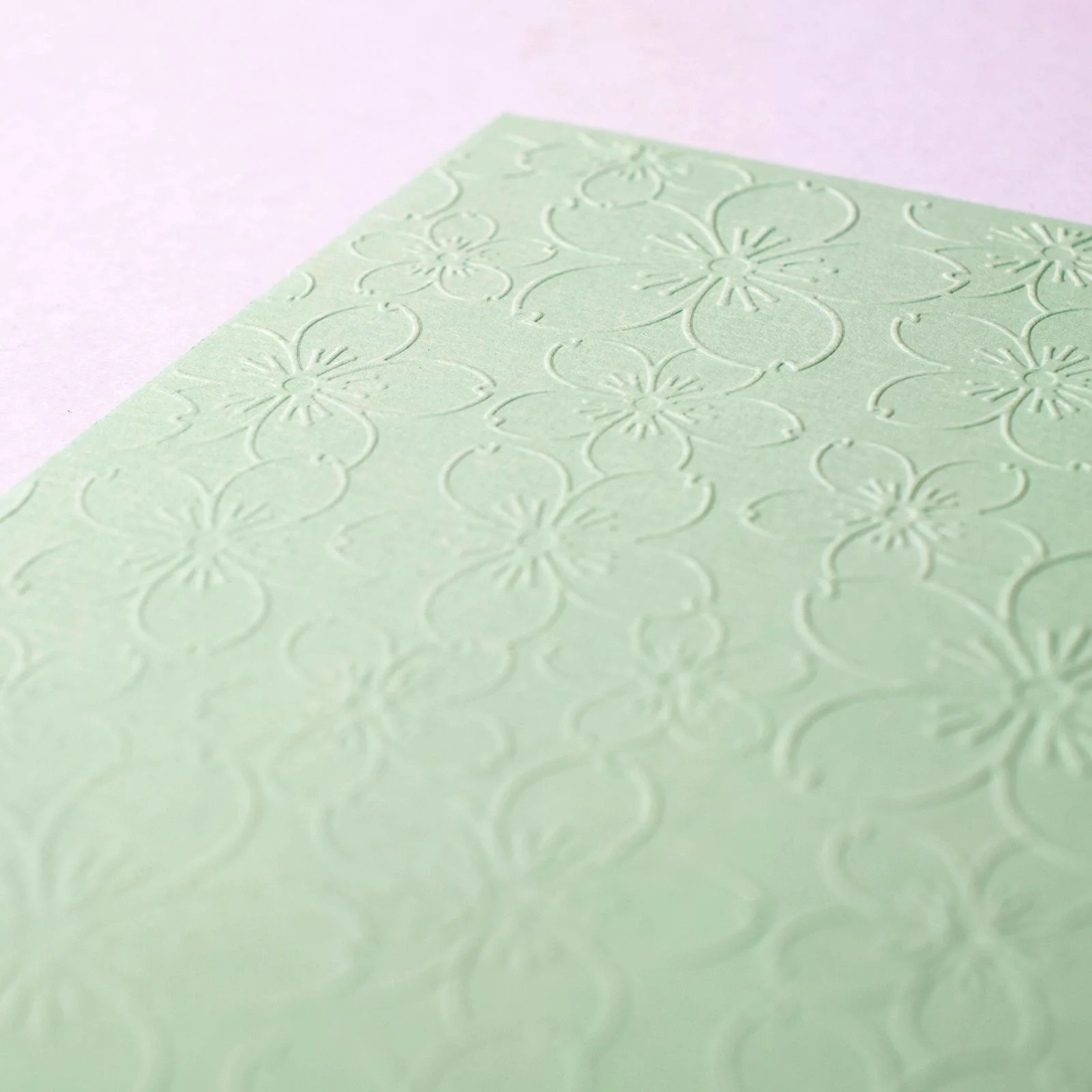 100605-006 Vaessen Creative • Embossing Folder 10,7x14,6cm- Cherry Blossom