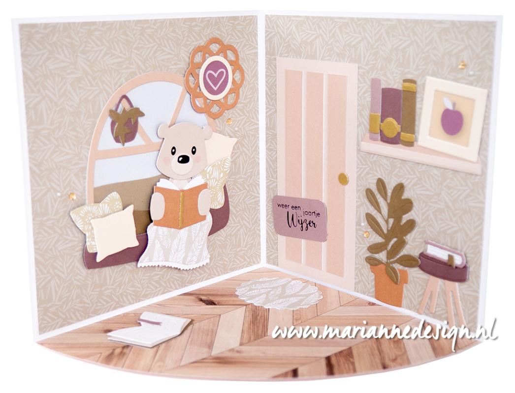 AK0098 one side paper - Marianne Design - Frames Pictures by Marleen