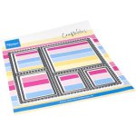 CR1679 Metal Die Marianne Design - CrafTables -Layout - Stamps Square