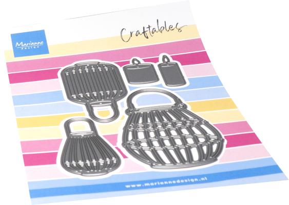 CR1690 Metal Die Marianne Design - CrafTables - Bamboo Lanterns
