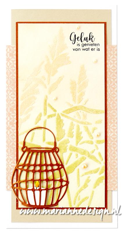 CR1690 Metal Die Marianne Design - CrafTables - Bamboo Lanterns