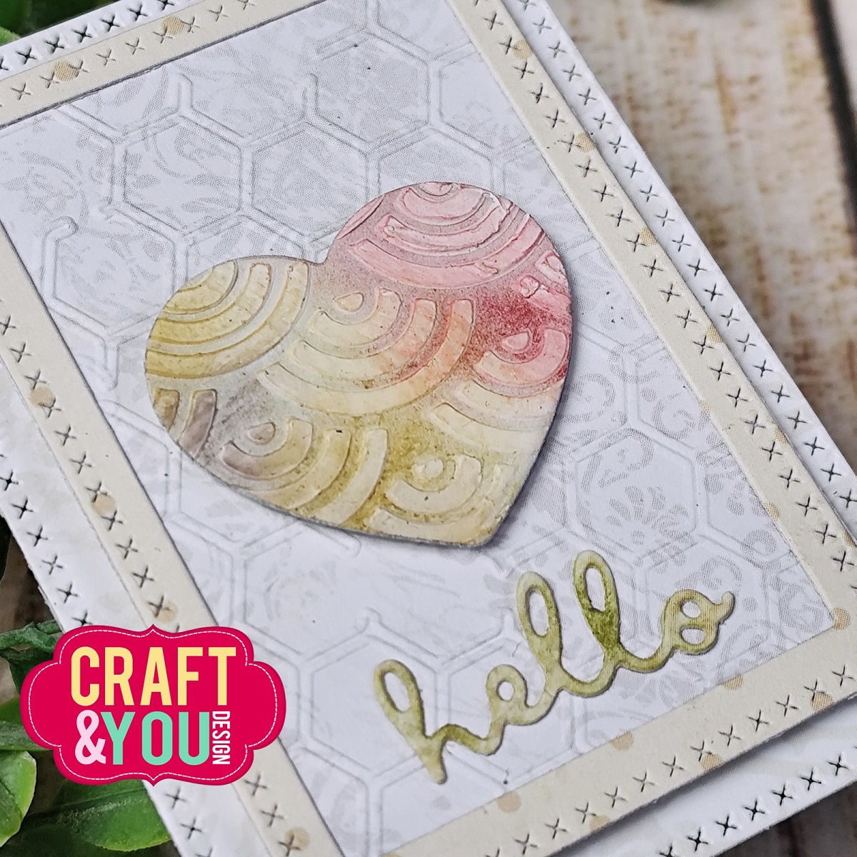 CW345 Cutting Die - ATC Cross Stiches - Craft&You Design