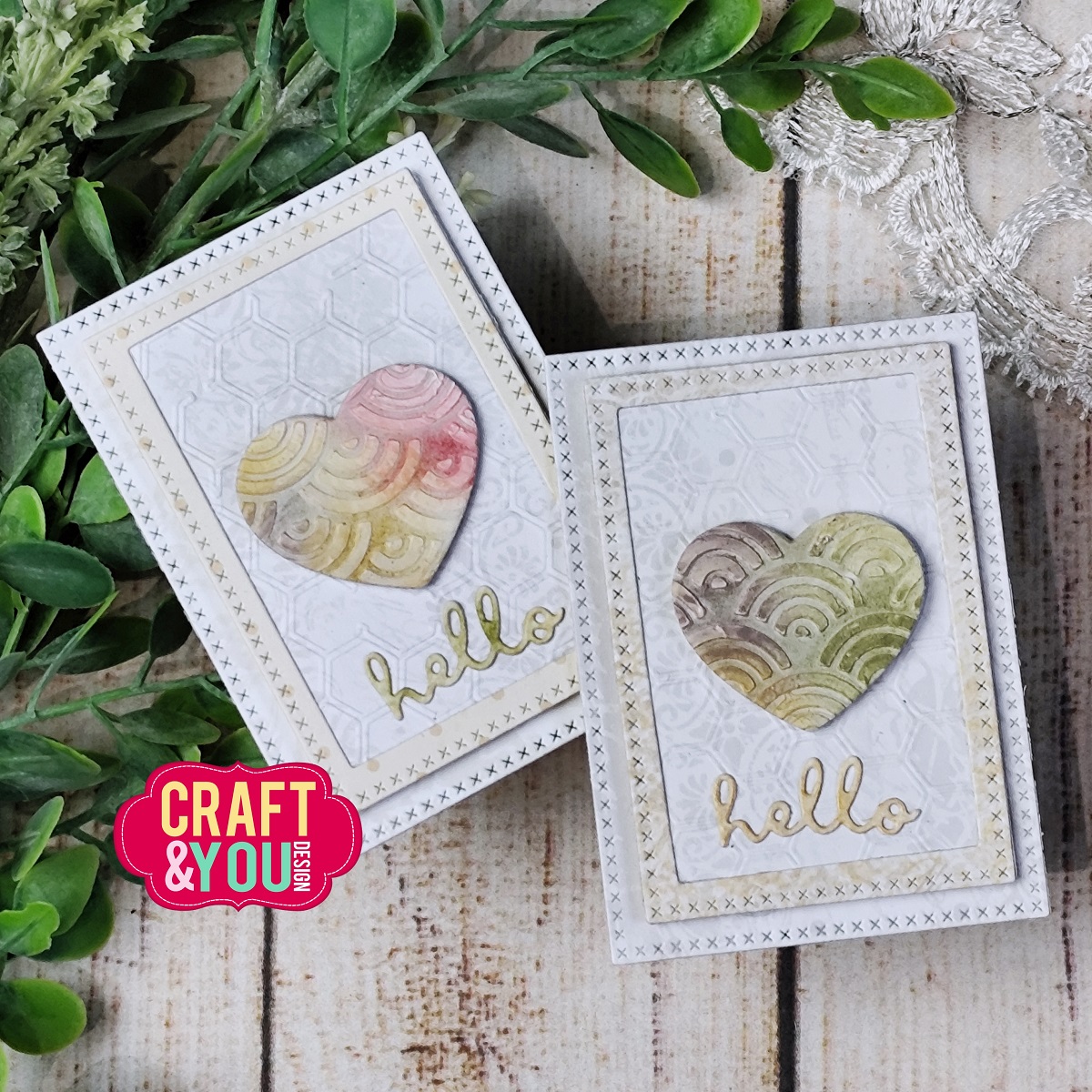 CW345 Cutting Die - ATC Cross Stiches - Craft&You Design
