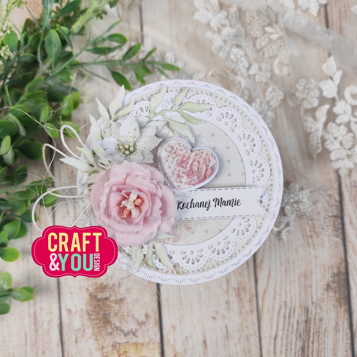 CW348 Cutting Die -Circles Base Decorative Stiches- Craft&You Design