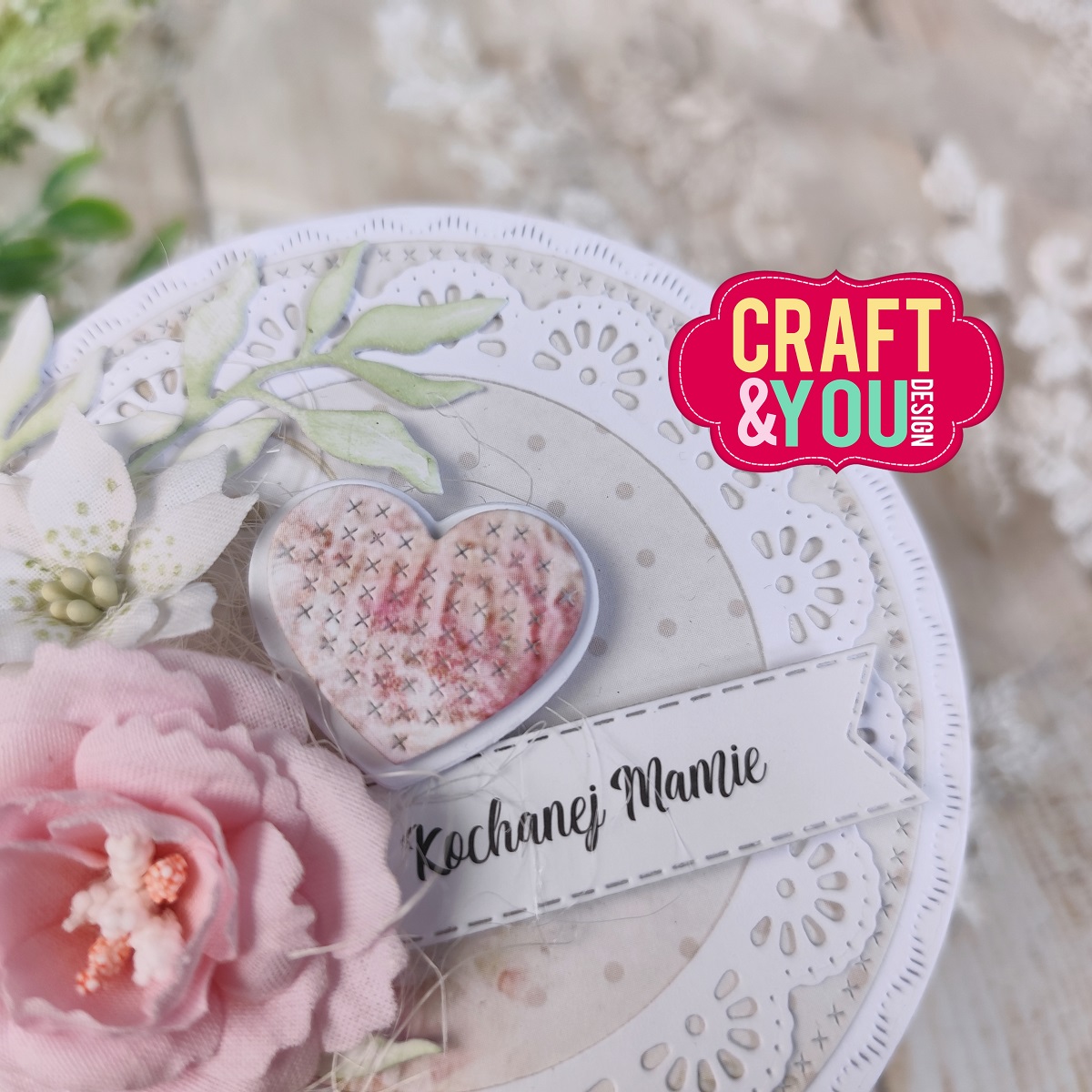 CW348 Cutting Die -Circles Base Decorative Stiches- Craft&You Design