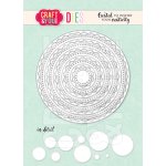 CW348 Cutting Die -Circles Base Decorative Stiches- Craft&You Design