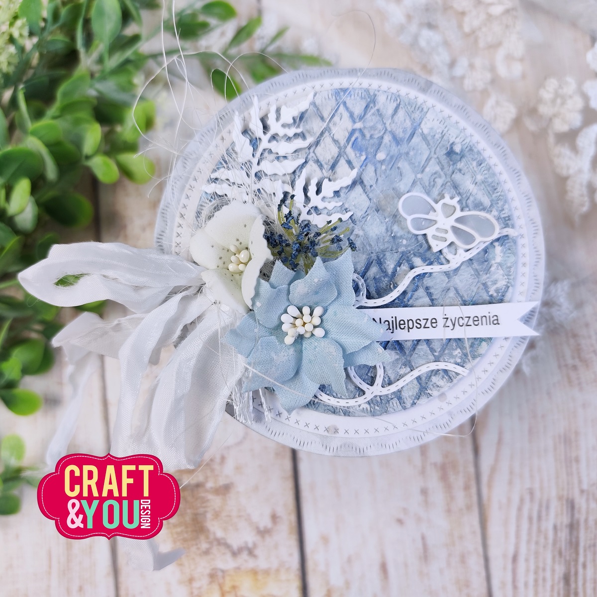 CW348 Cutting Die -Circles Base Decorative Stiches- Craft&You Design