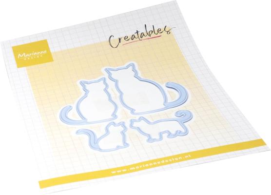 LR0889 Metal Die Marianne Design Creatables Cats & Kittens