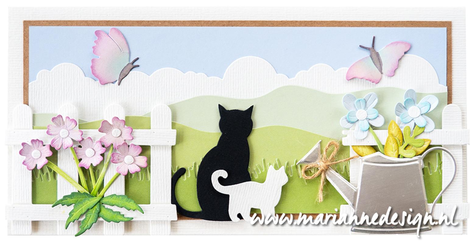 LR0889 Metal Die Marianne Design Creatables Cats & Kittens