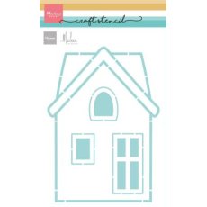 PS8184 Marianne Design - Mask stencil -  House by Marleen
