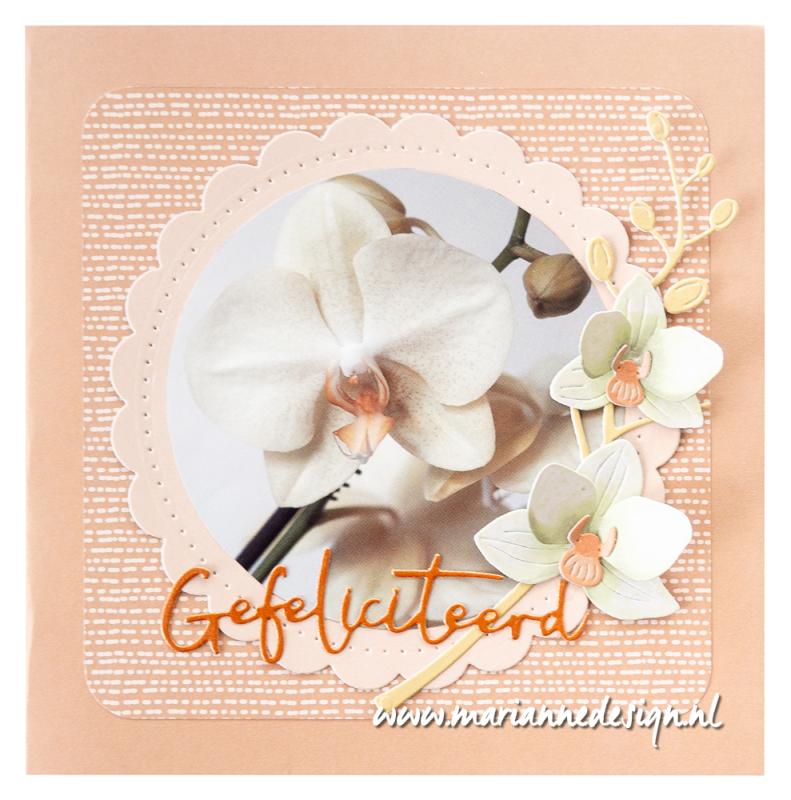VK9624 one side paper A4 Marianne Design-Condolance - Orchid