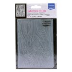 100605-011 Vaessen Creative • Embossing Folder 10,7x14,6cm-Wood Grain