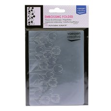100605-016 Vaessen Creative • Embossing Folder 10,7x14,6cm-Spring