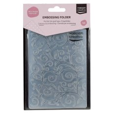 100605-018 Vaessen Creative • Embossing Folder 10,7x14,6cm-Vine Patron