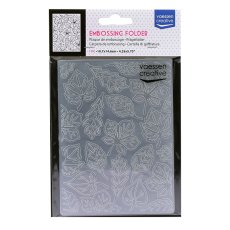 100605-029 Vaessen Creative • Embossing Folder 10,7x14,6cm-Leaves