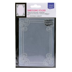 100605-036 Vaessen Creative • Embossing Folder 10,7x14,6cm- Ornate