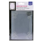 100605-036 Vaessen Creative • Embossing Folder 10,7x14,6cm- Ornate