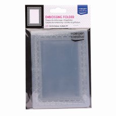 100605-203 Vaessen Creative • Embossing Folder 10,7x14,6cm- Picture Frame