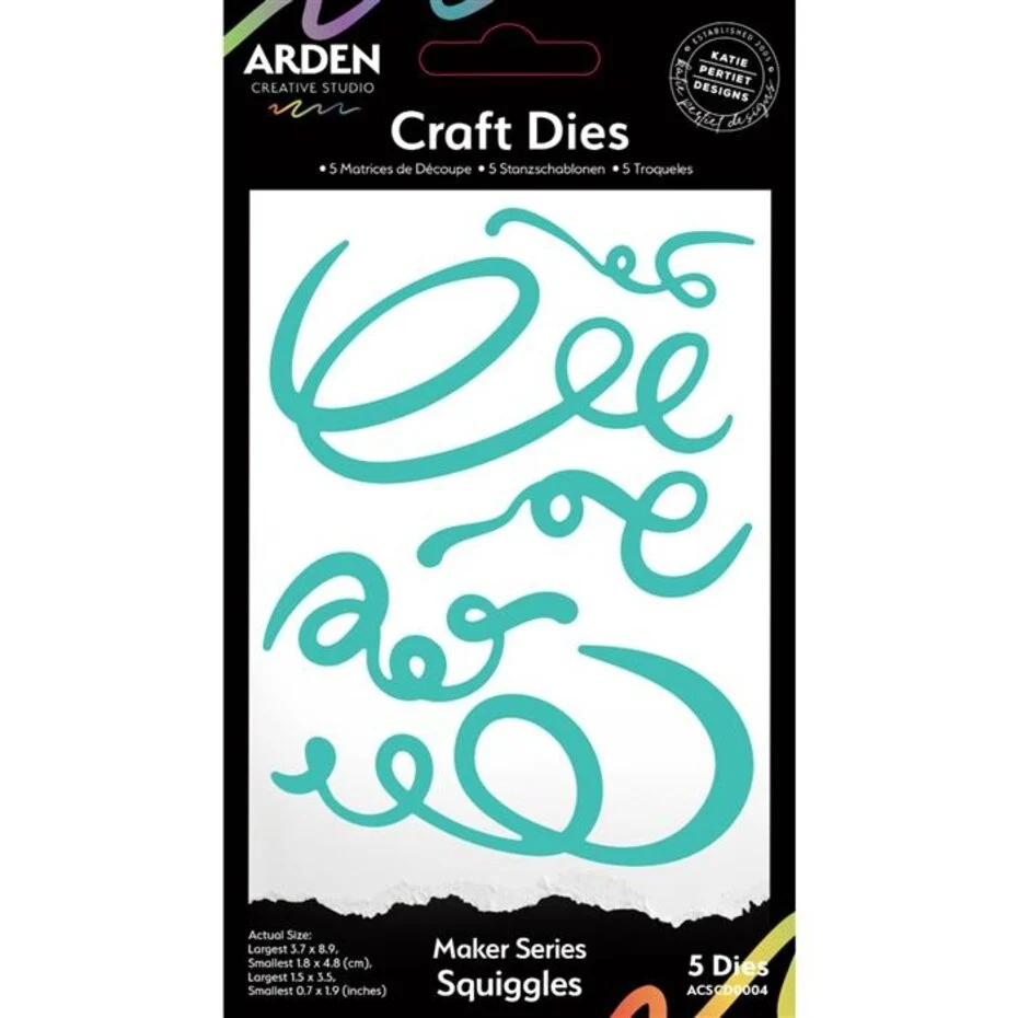 ACSCD0004 Maker Series Craft Dies - Squiggles