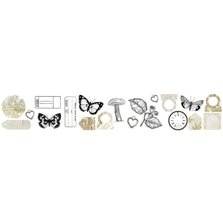 ACSCT0004 Vintage Makers Essentials Kiss-Cut PET Tape 5cm x 5m