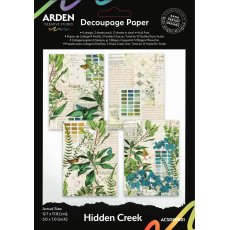 ACSDP0001 Hidden Creek 5x7 Inch Decoupage Paper 