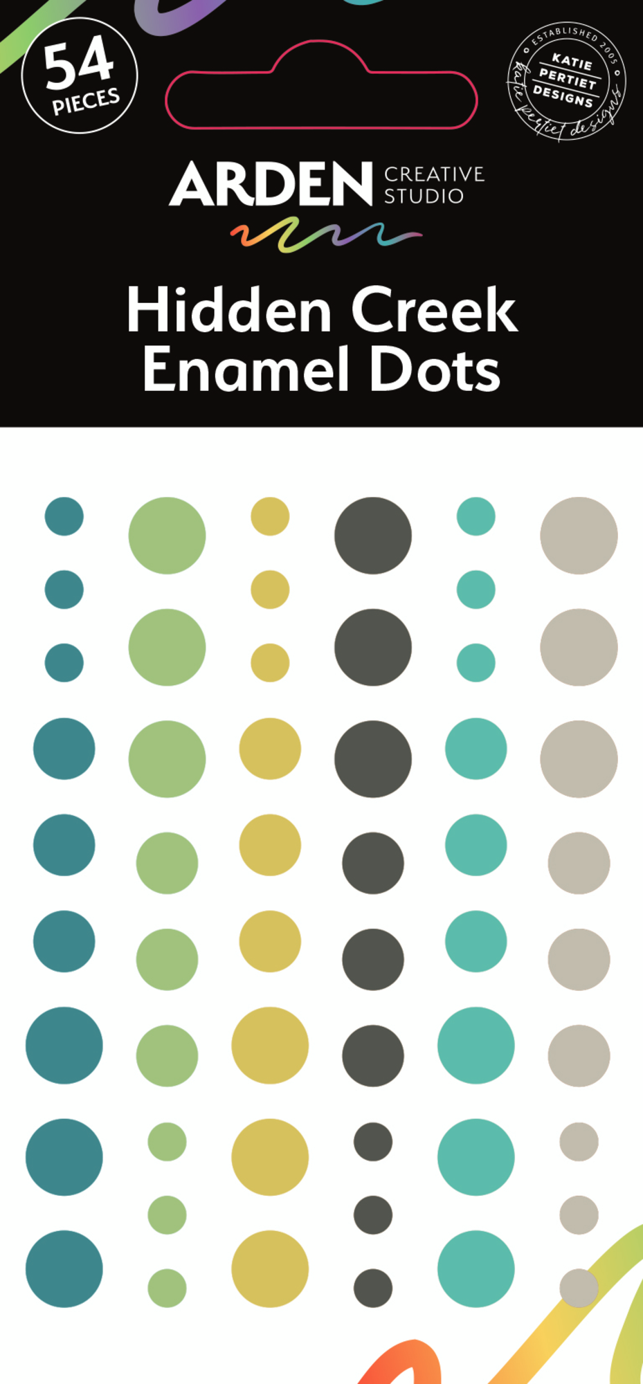 ACSED0001 Hidden Creek Enamel Dots (54pcs)