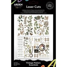 ACSLC0002 Vintage Makers Laser Cuts (90pcs) 