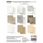 ACSPP0004 Vintage Makers 6x8 Inch Paper Pack Foundations