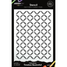 ACSST0001 Maker Series 6x8 Inch Stencil - Timeless Quatrefoil 