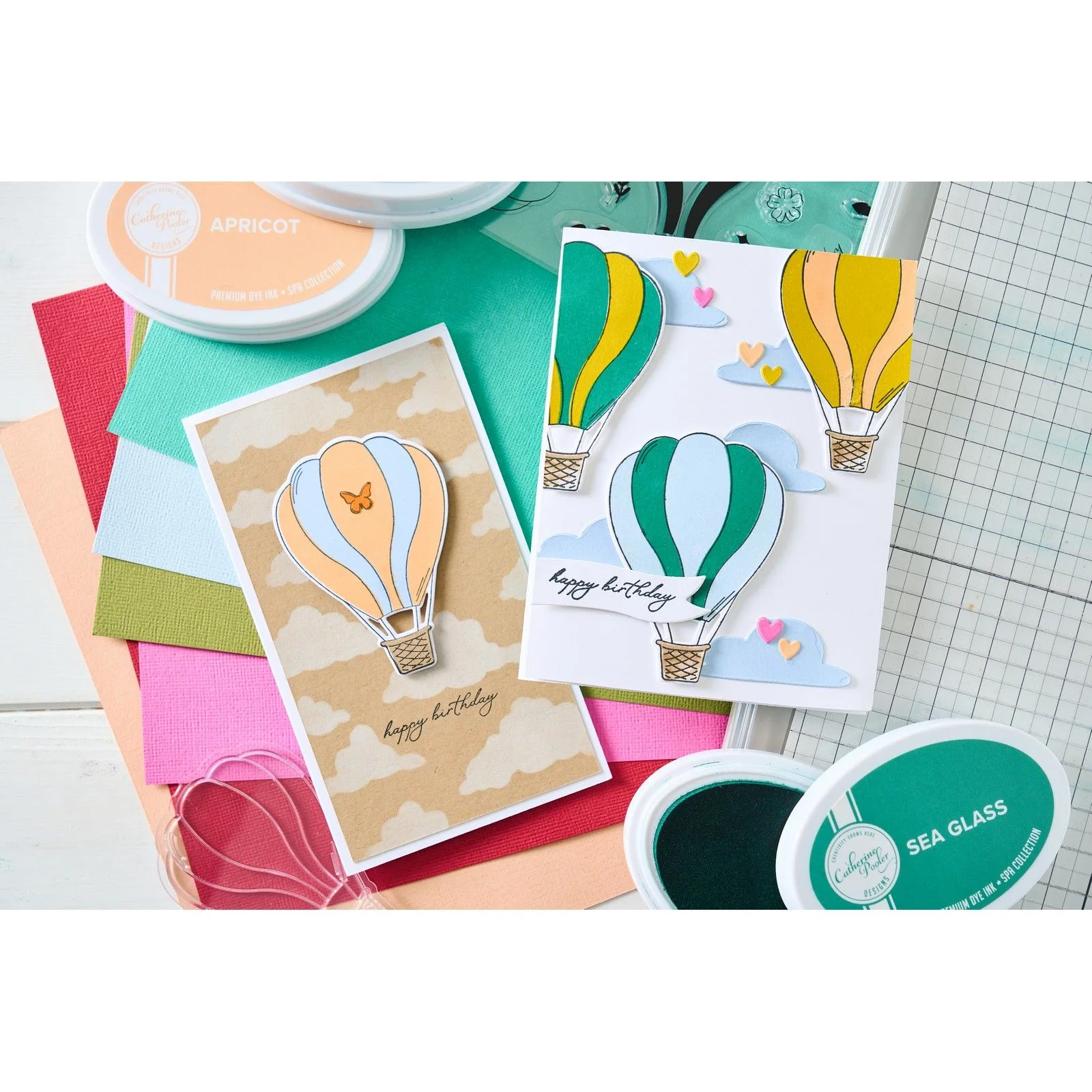 666830 Sizzix • Framelits Die Set 16pcs Up and Away nr2 by Catherine Pooler