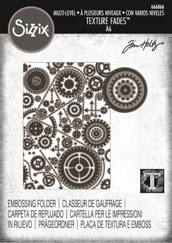666866 Sizzix Tim Holtz Multi-Level Vault Gears