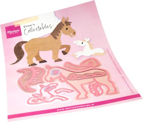 COL1568 Dies Marianne Design Collectables -Eline's Horses