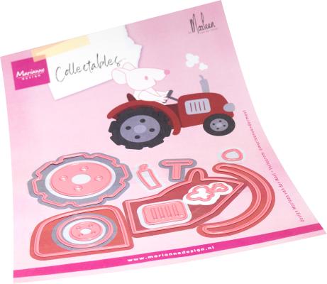 COL1571 Dies Marianne Design Collectables -Tractor by Marleen