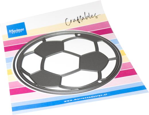 CR1691 Metal Die Marianne Design - CrafTables -Soccer ball