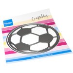 CR1691 Metal Die Marianne Design - CrafTables -Soccer ball