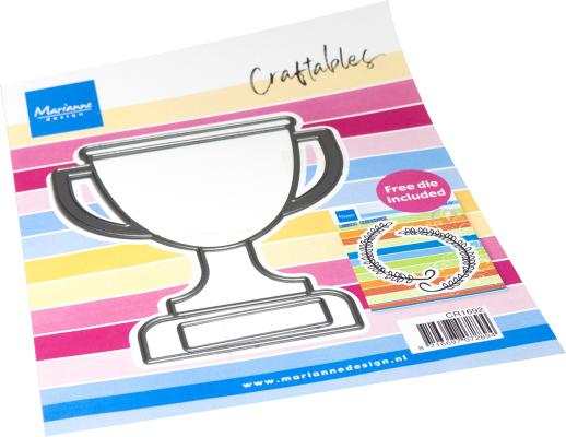 CR1692 Metal Die Marianne Design - CrafTables - Trophy XL + CR1371