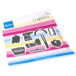 CR1693 Metal Die Marianne Design - CrafTables - Farm tools by Marleen