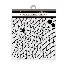 KSTDS39 Stamperia Silent Sea Village Thick Stencil 12x12cm Net