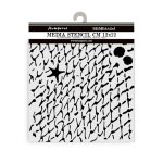 KSTDS39 Stamperia Silent Sea Village Thick Stencil 12x12cm Net