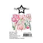 PFD001 Die-cuts  Marianne Design -Pink Tulips