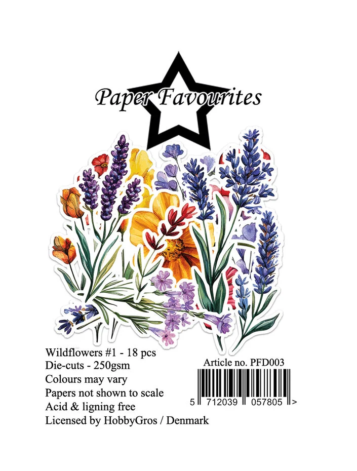 PFD003 Die-cuts Marianne Design -Wildflowers #1