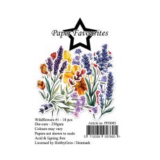 PFD003 Die-cuts  Marianne Design -Wildflowers #1