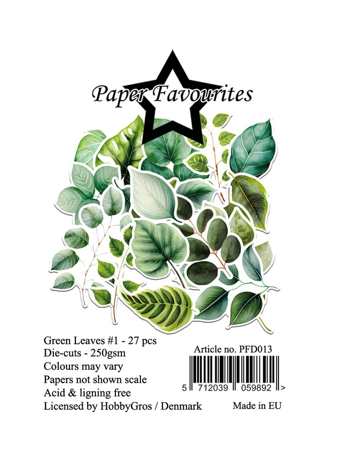 PFD013 Die-cuts Marianne Design -Green Leaves #1