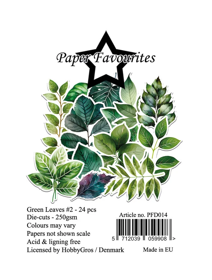 PFD014 Die-cuts Marianne Design -Green Leaves #2
