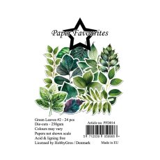 PFD014 Die-cuts  Marianne Design -Green Leaves #2