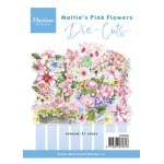 VK9626 Die-cuts Marianne Design -Mattie's pink flowers
